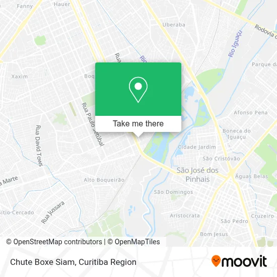 Chute Boxe Siam map