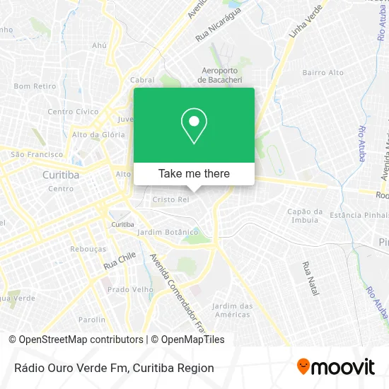 Rádio Ouro Verde Fm map