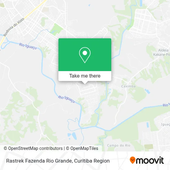 Rastrek Fazenda Rio Grande map