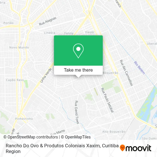 Rancho Do Ovo & Produtos Coloniais Xaxim map