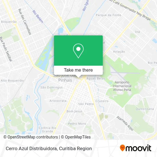 Cerro Azul Distribuidora map