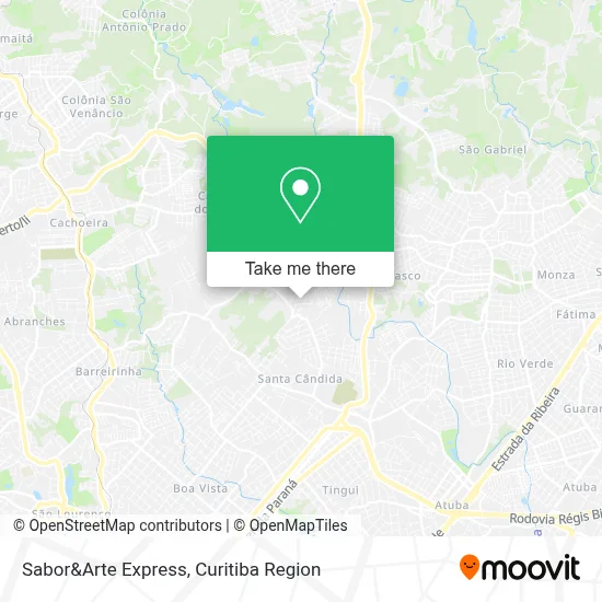 Sabor&Arte Express map