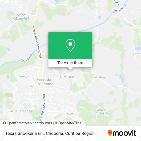 Texas Snooker Bar E Choperia map