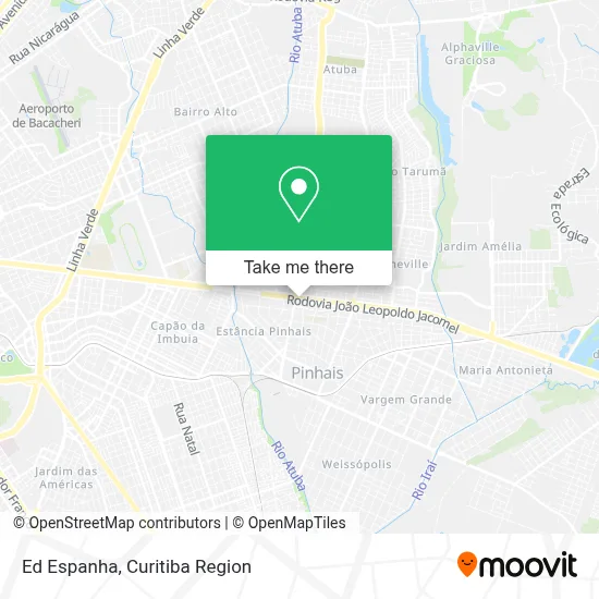 Ed Espanha map