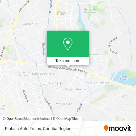Pinhais Auto Freios map