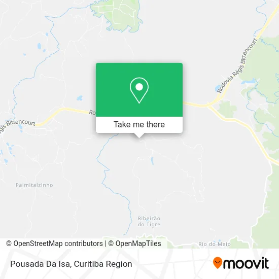 Pousada Da Isa map