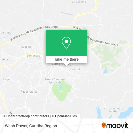 Wash Power map