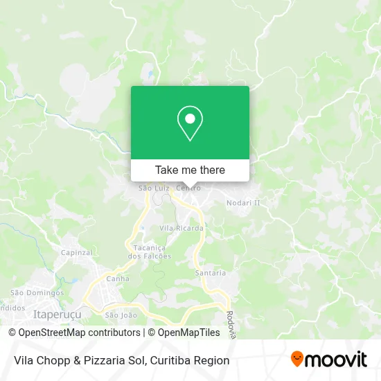 Vila Chopp & Pizzaria Sol map
