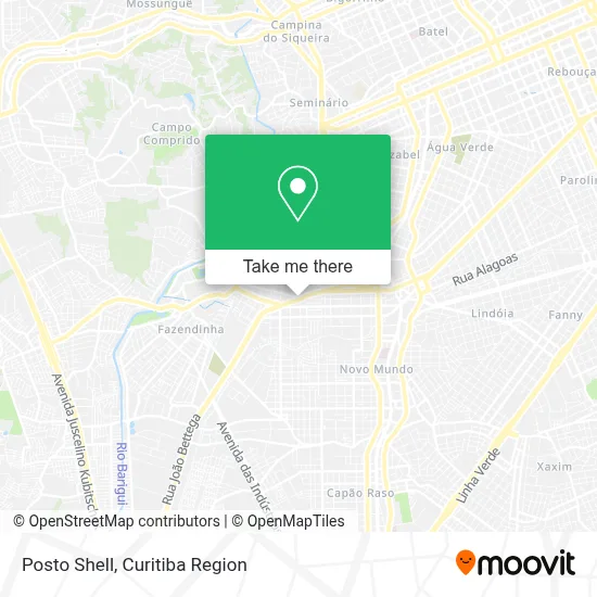 Posto Shell map