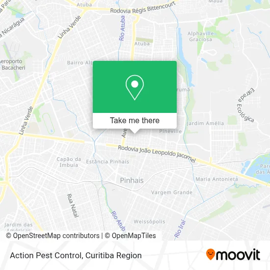 Action Pest Control map