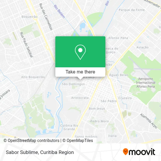 Sabor Sublime map