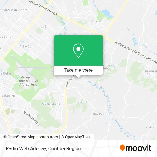 Rádio Web Adonay map