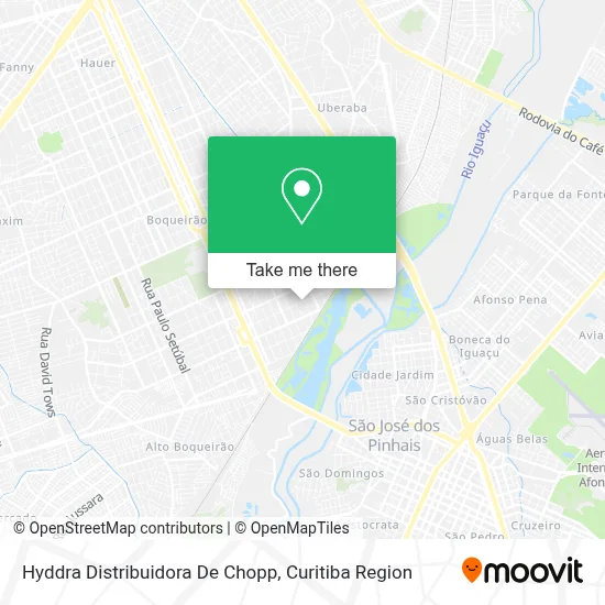 Hyddra Distribuidora De Chopp map