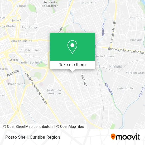 Posto Shell map