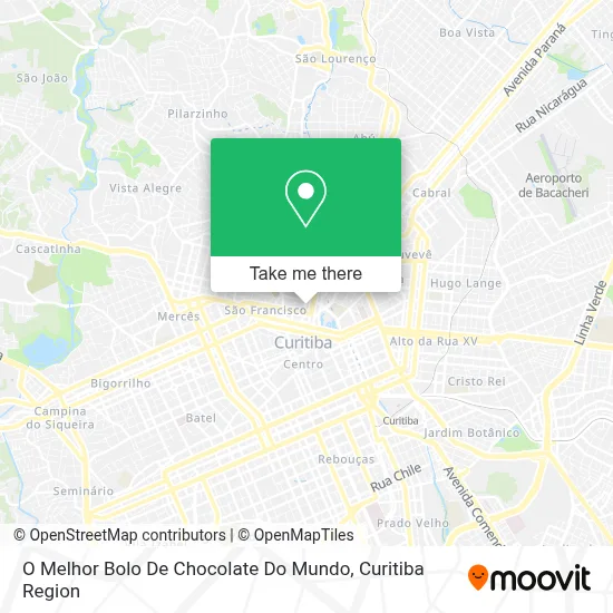 O Melhor Bolo De Chocolate Do Mundo map