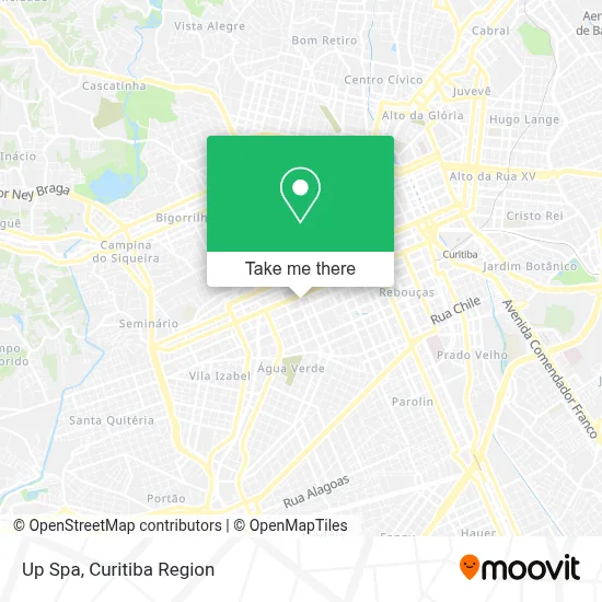 Up Spa map
