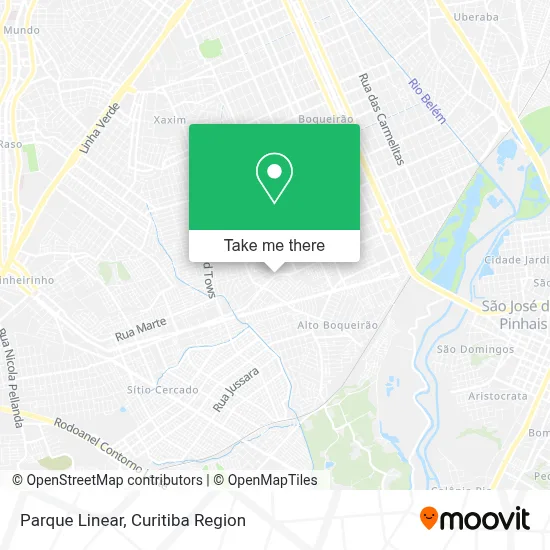 Parque Linear map