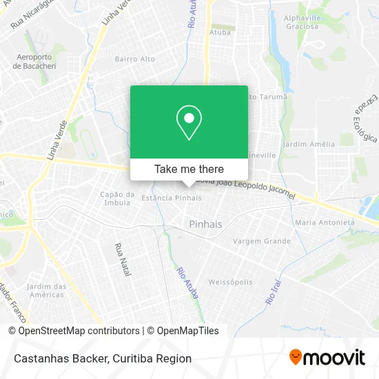 Castanhas Backer map