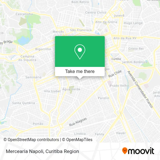 Mercearia Napoli map