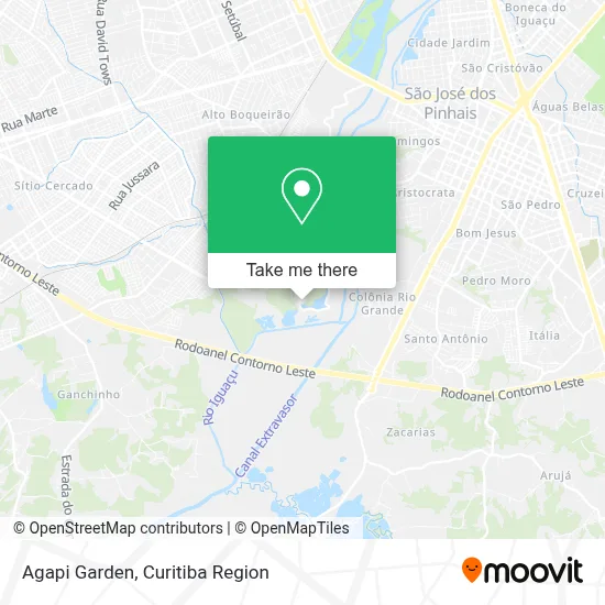Agapi Garden map