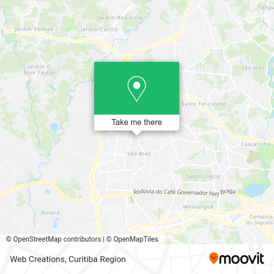 Web Creations map