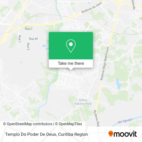 Templo Do Poder De Deus map