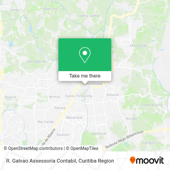 R. Galvao Assessoria Contabil map