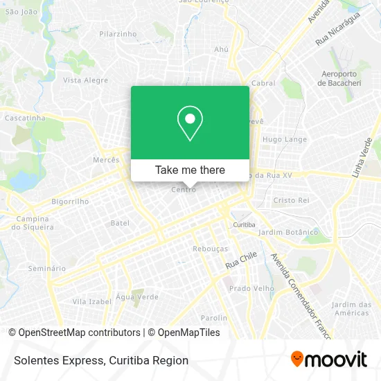 Solentes Express map