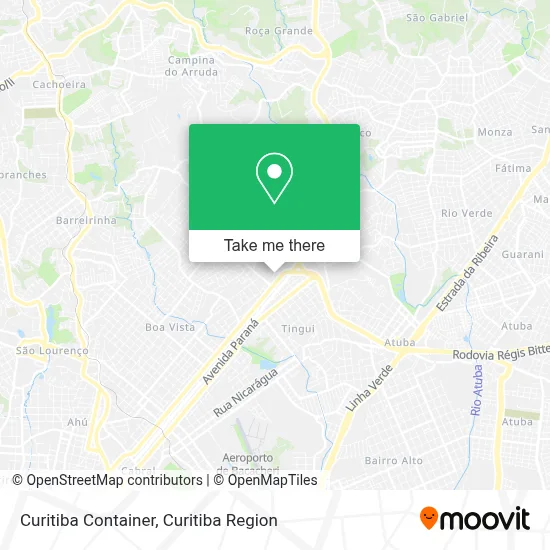 Curitiba Container map