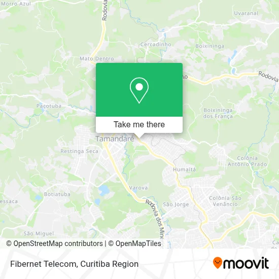 Fibernet Telecom map