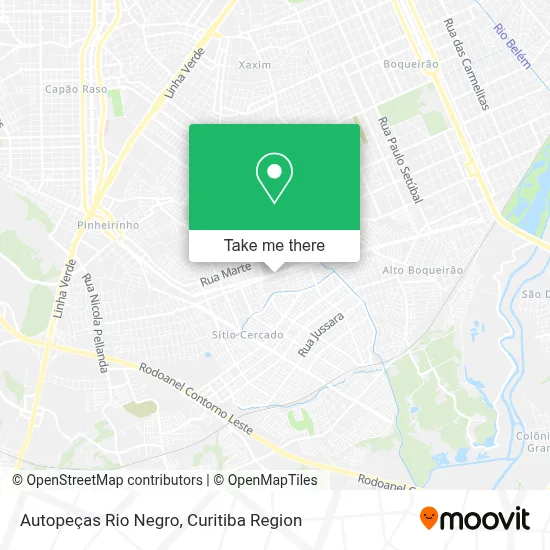 Autopeças Rio Negro map