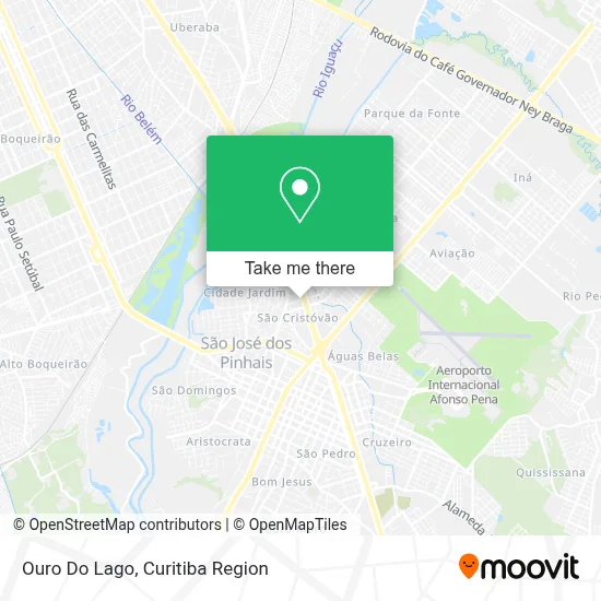 Ouro Do Lago map