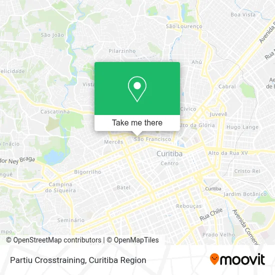Partiu Crosstraining map