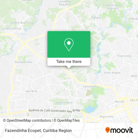 Fazendinha Ecopet map