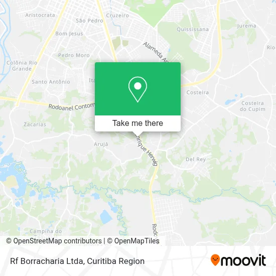 Rf Borracharia Ltda map