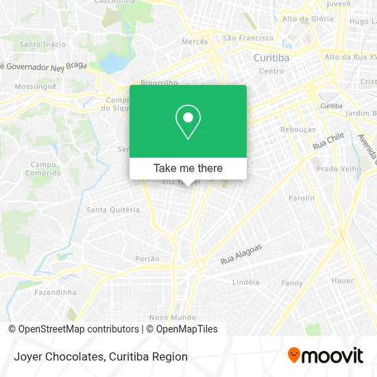Joyer Chocolates map