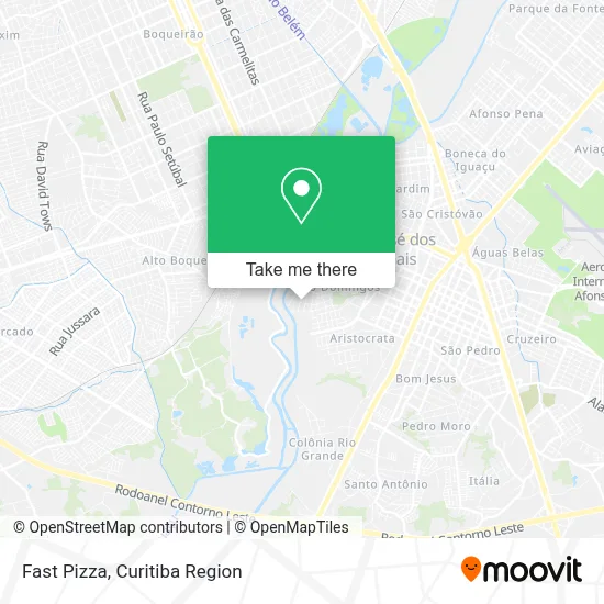 Fast Pizza map