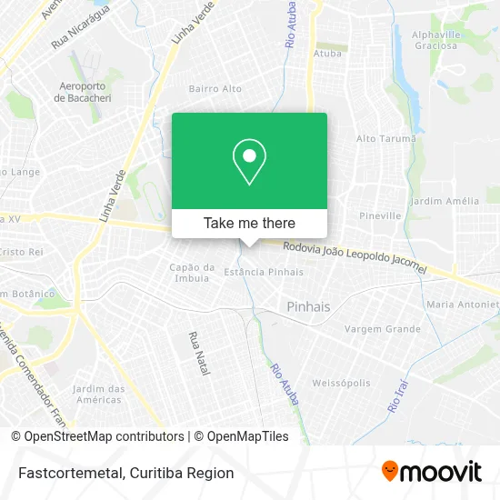 Fastcortemetal map