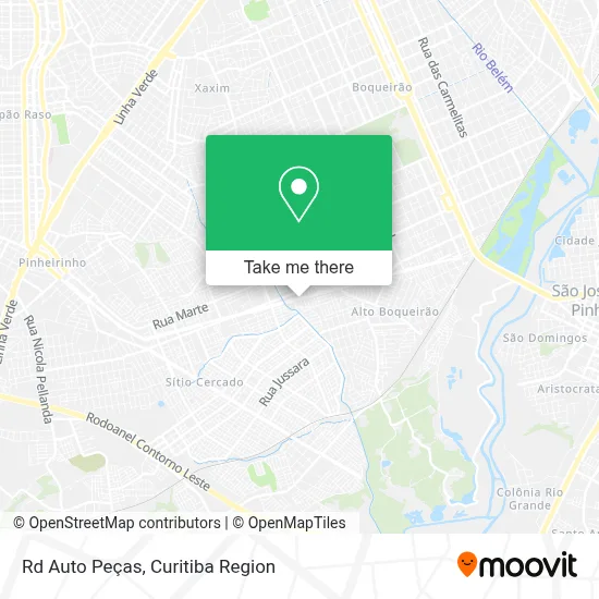 Rd Auto Peças map