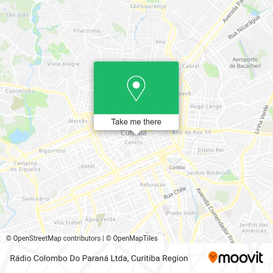 Rádio Colombo Do Paraná Ltda map