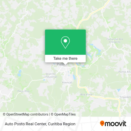 Auto Posto Real Center map