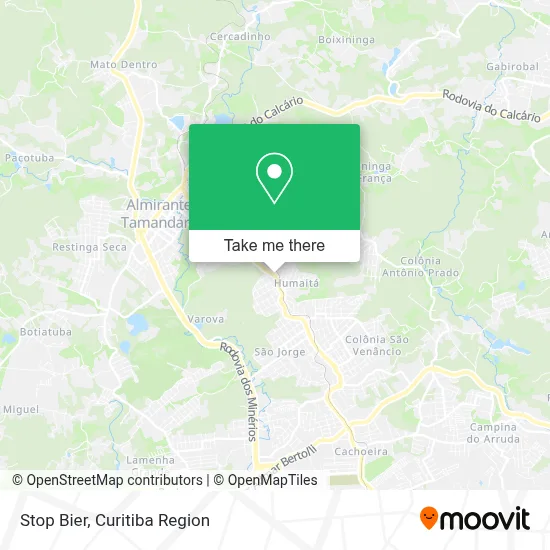 Stop Bier map