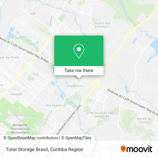 Total Storage Brasil map