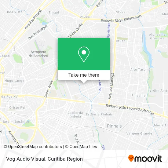 Vog Audio Visual map