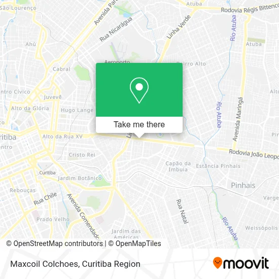 Maxcoil Colchoes map