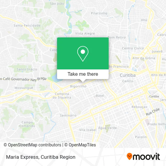 Maria Express map