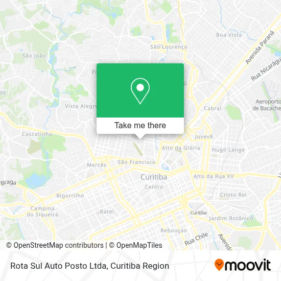 Rota Sul Auto Posto Ltda map