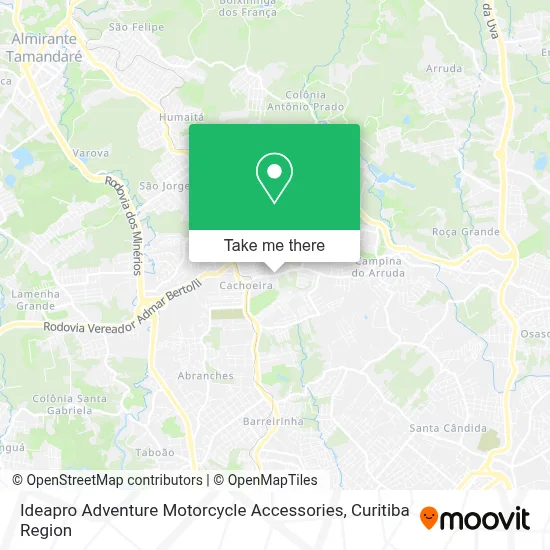 Ideapro Adventure Motorcycle Accessories map