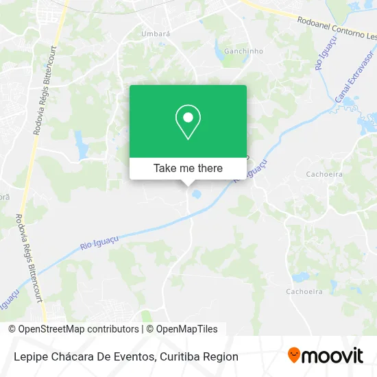 Lepipe Chácara De Eventos map