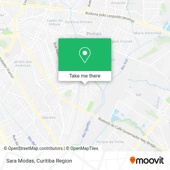 Sara Modas map